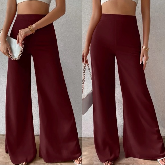 Comfy high waisted wide leg pants - Picture 5 of 16